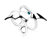 Ear Cuff Devil Heart EC2-15